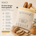 Waxly Bolsa reutilizable para pan